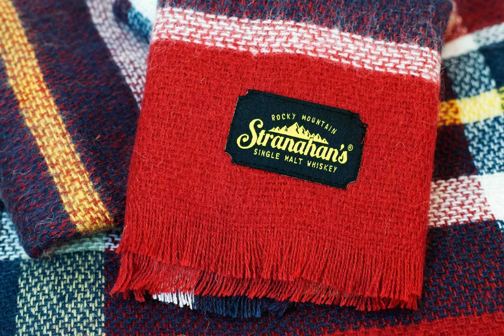 Stranahans whiskey custom scarf by anthem branding