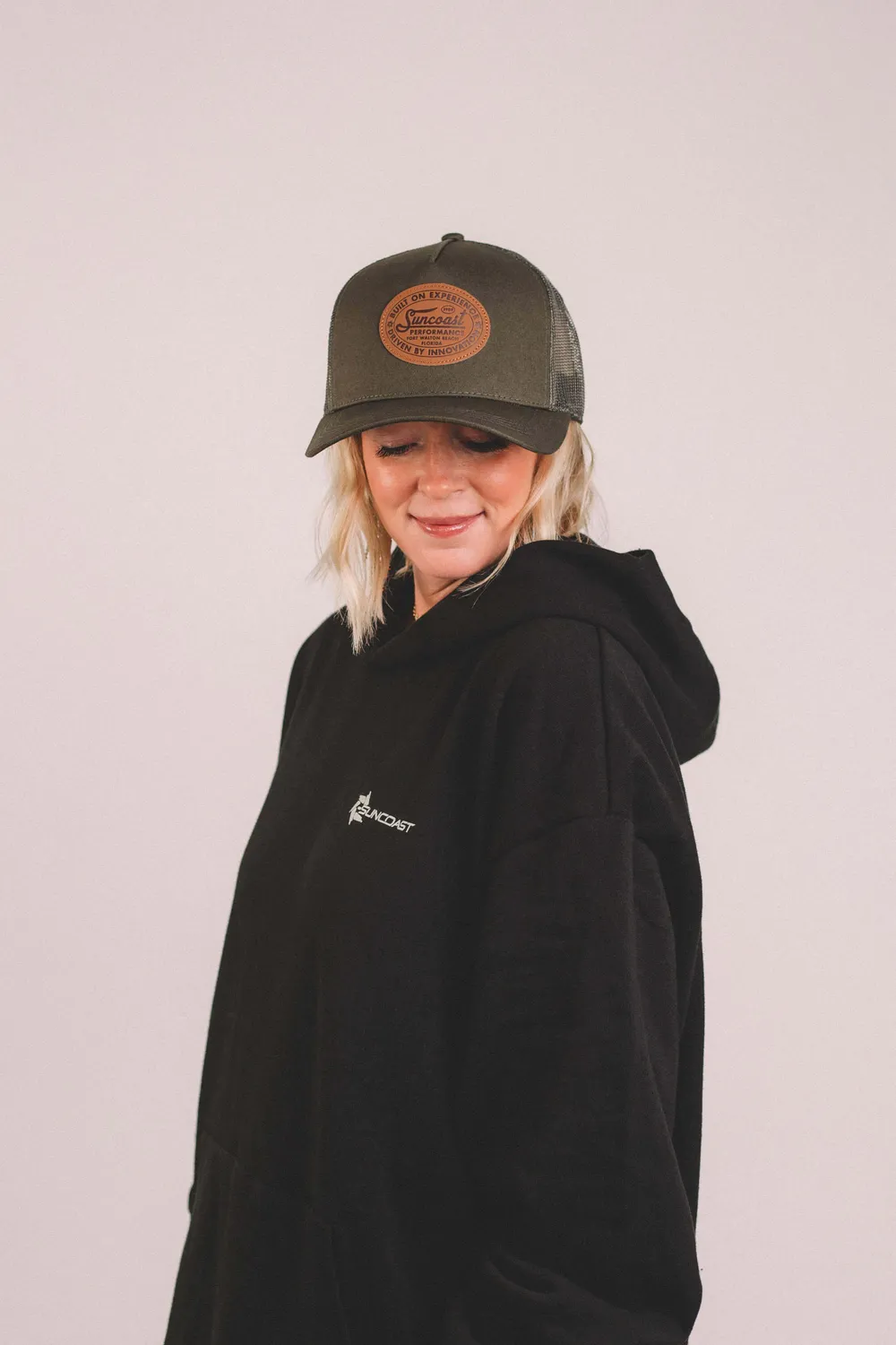 Suncoast custom hat and hoodie by anthem branding 3