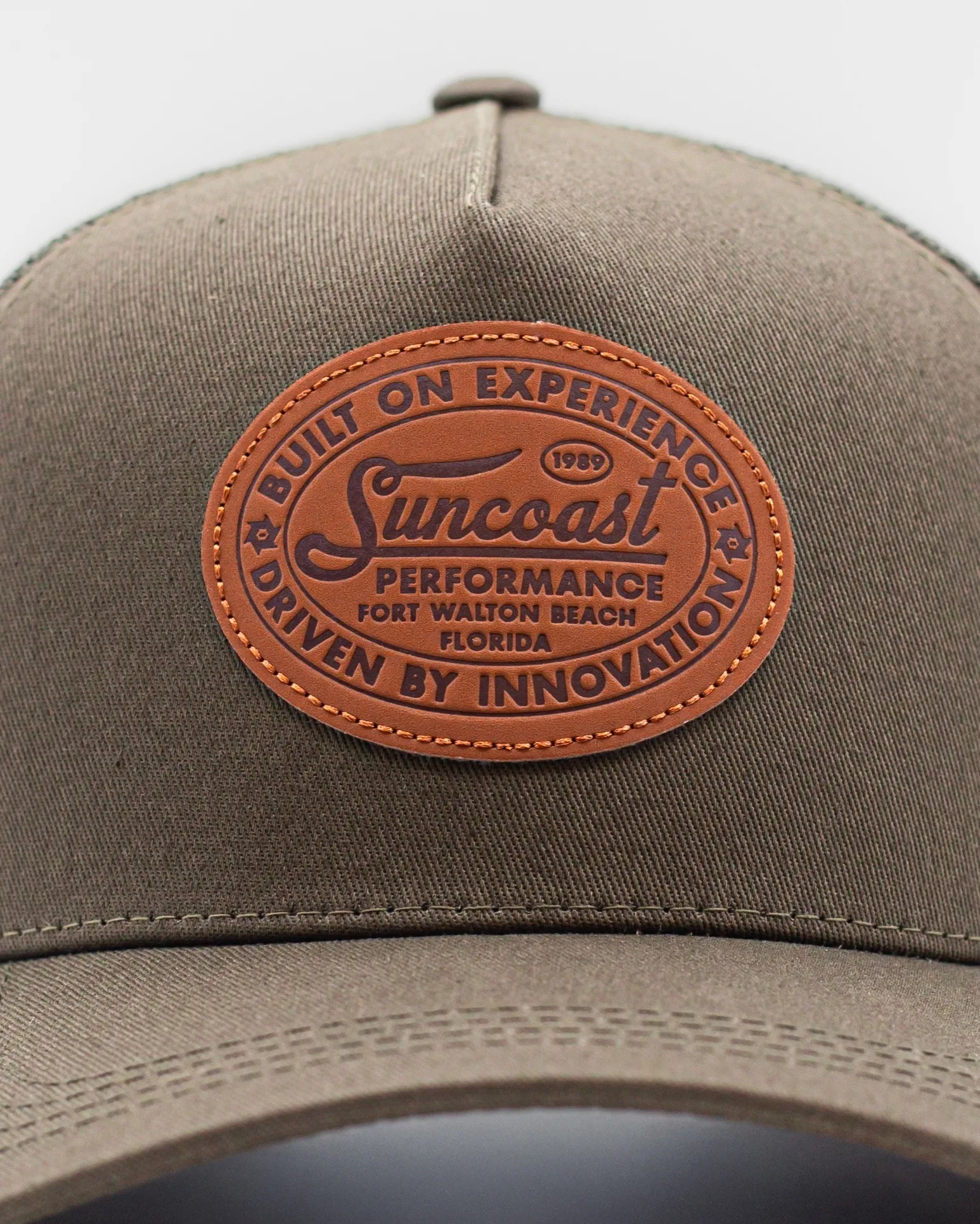 Suncoast custom hat studio shot by anthem branding 7