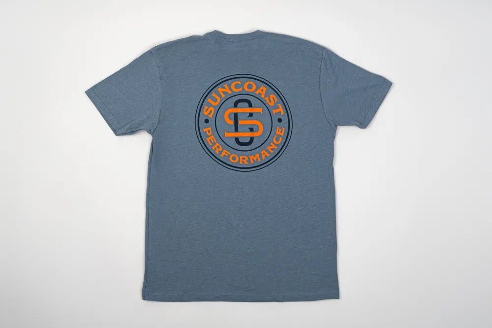 Suncoast custom tee shirt studio shot by anthem branding 2