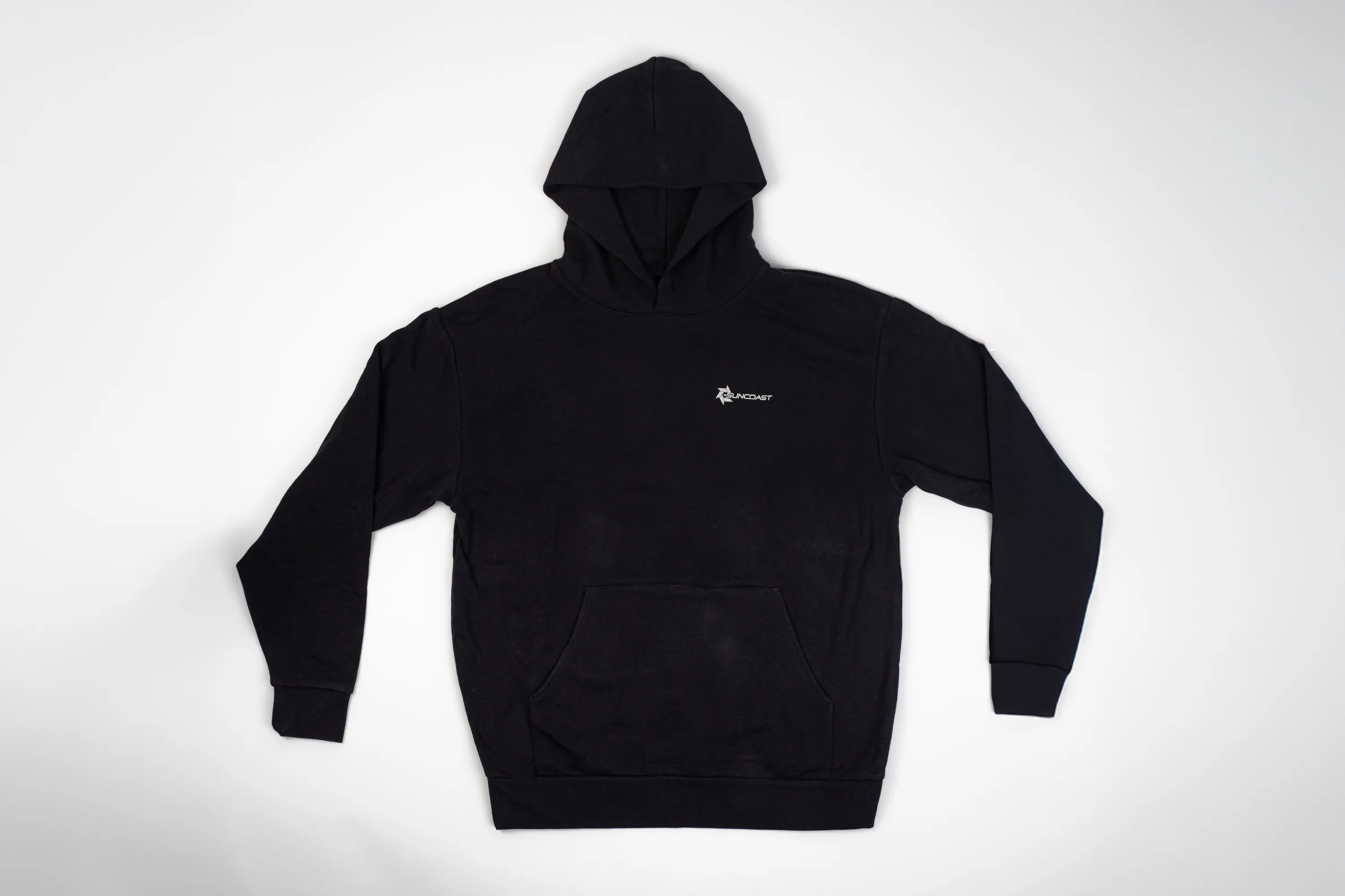 Suncoast custom hoodie studio shot by anthem branding 1