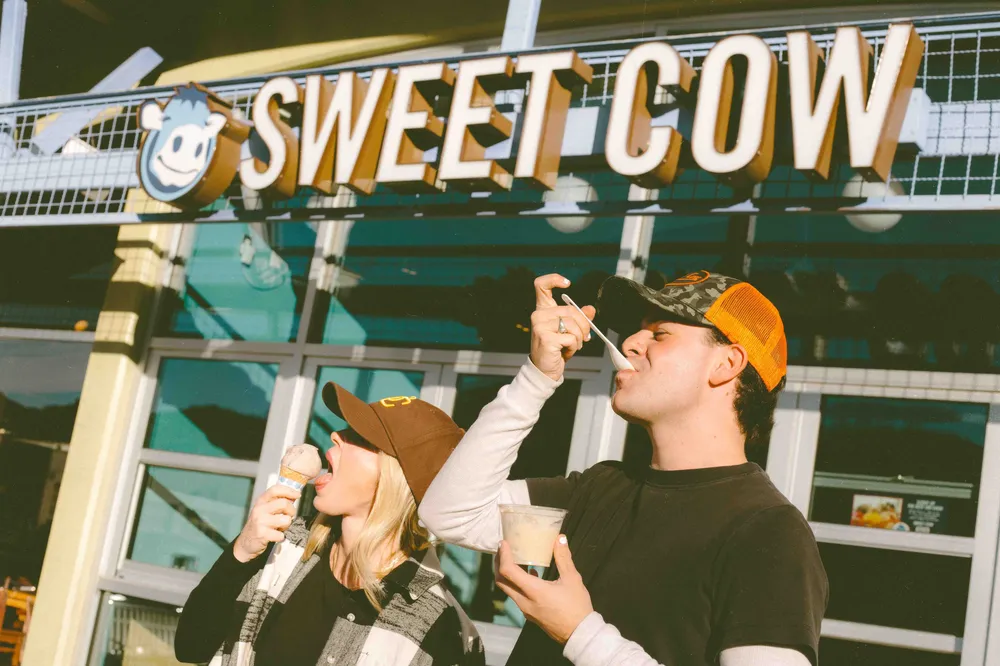 Sweet cow 6 panel trucker hat by anthem branding 1