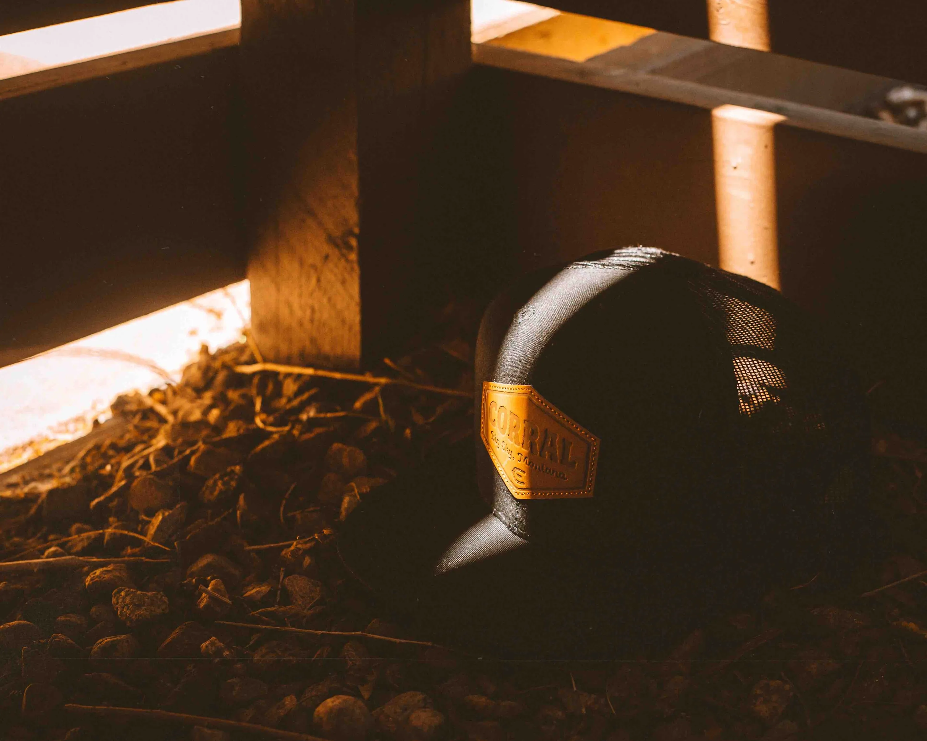 The corral curved brim trucker 2
