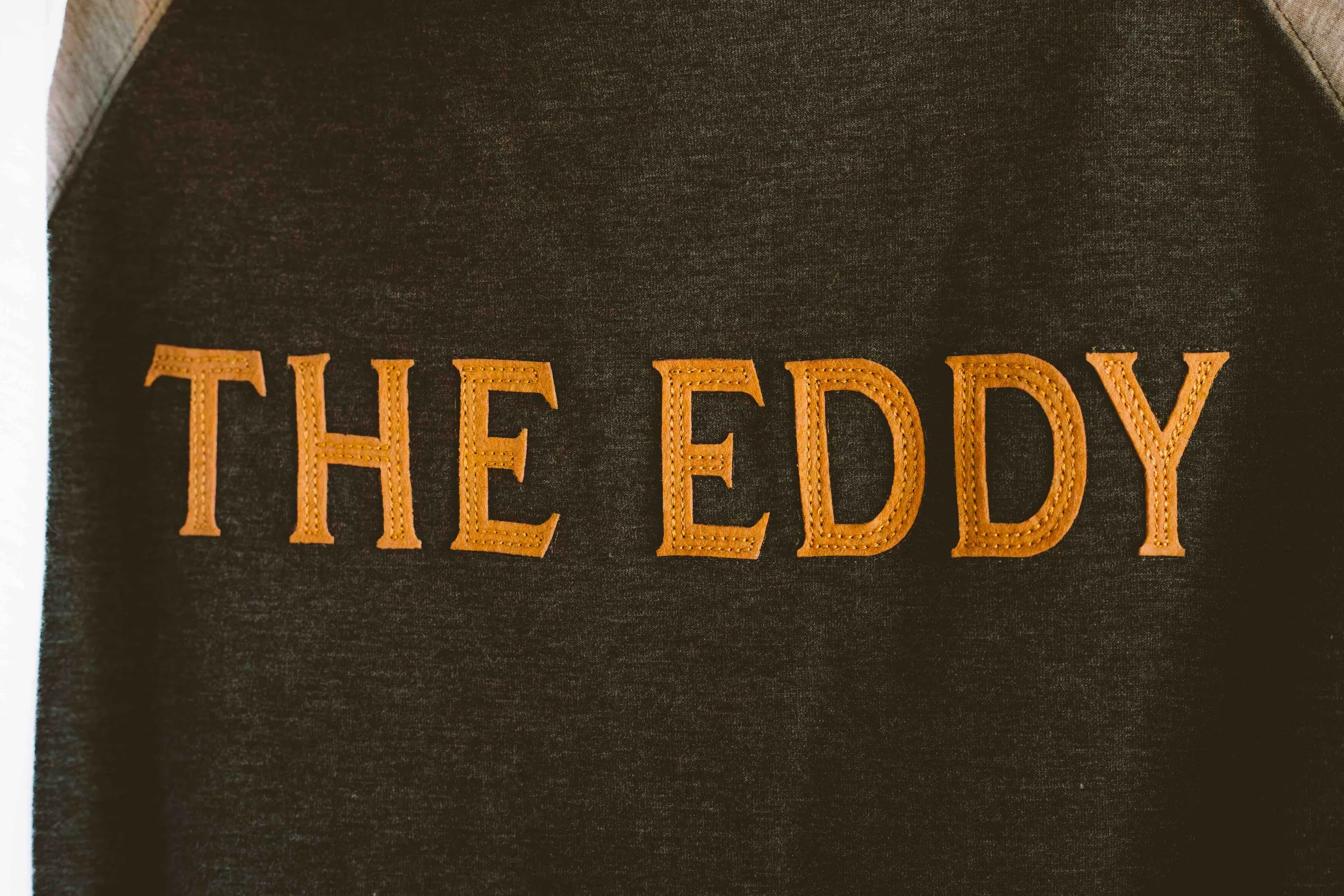 Eddy hotel custom hoodie detail by anthem branding 2