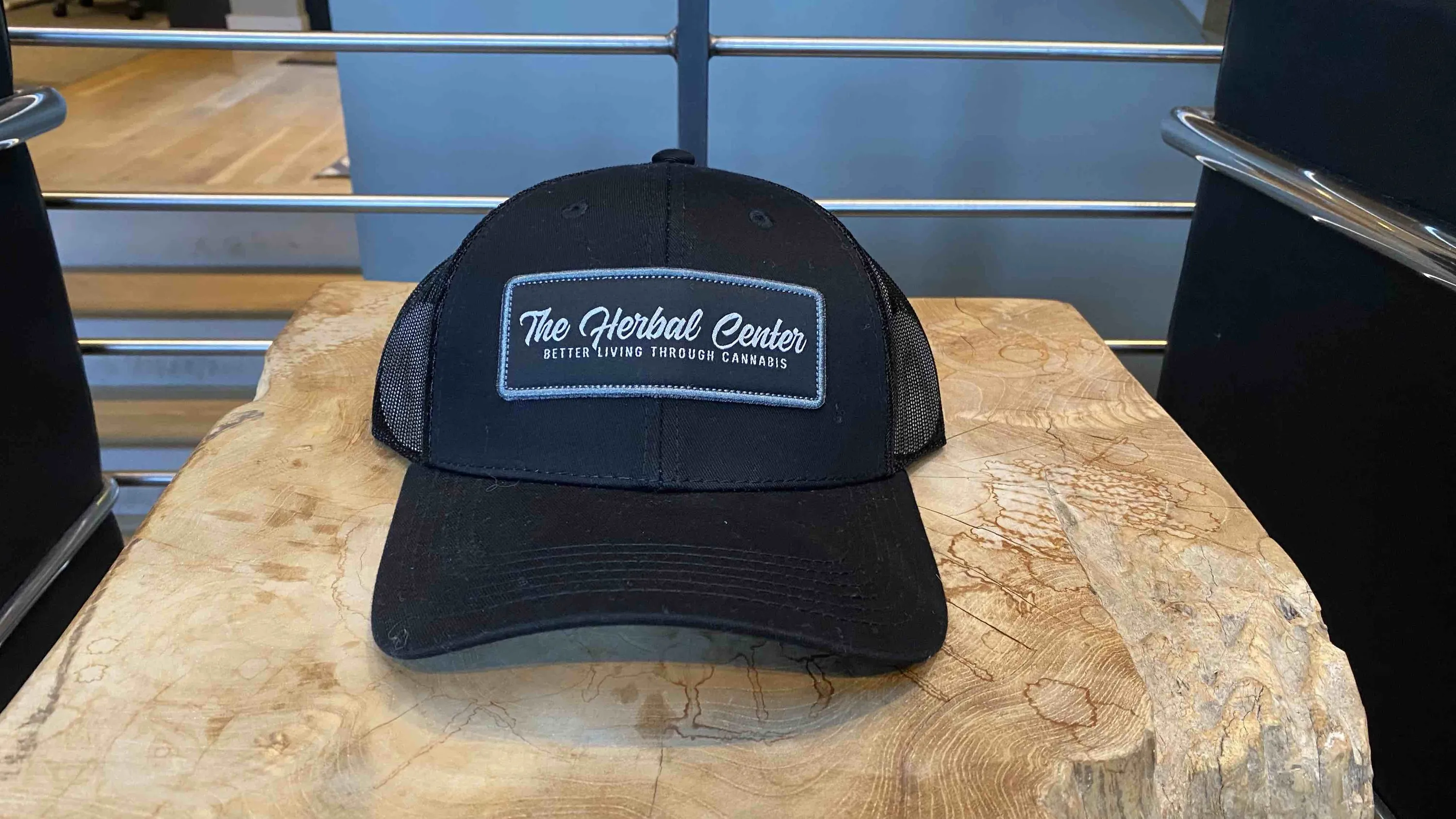 The herbal center custom trucker hat anthem branding
