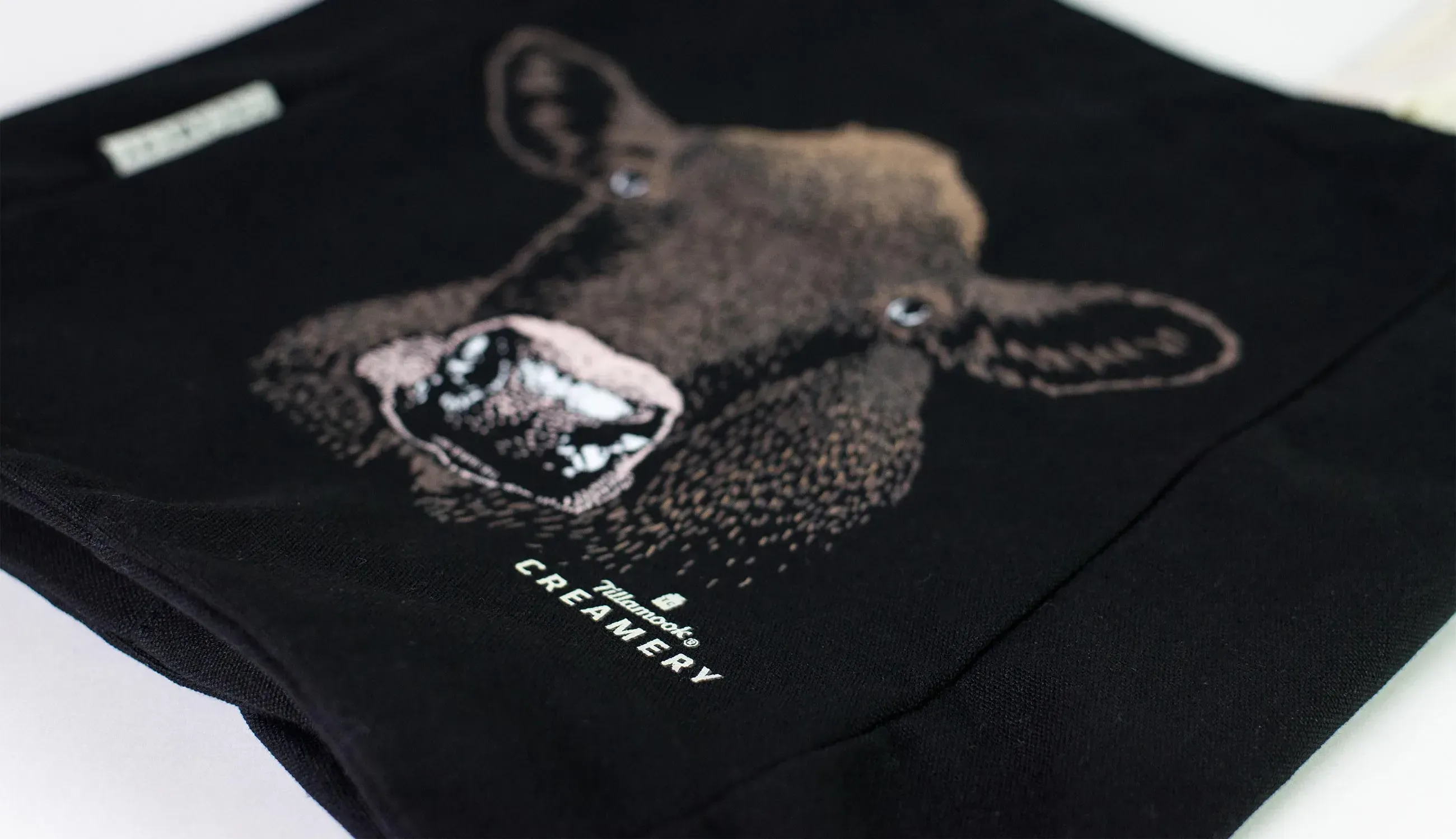 Tillamook Cotton Canvas Tote Bag by Anthem Branding Wordmark