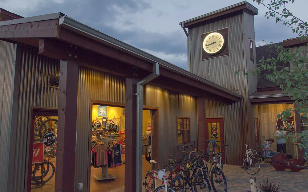 Tin Shed bike shop anthem branding