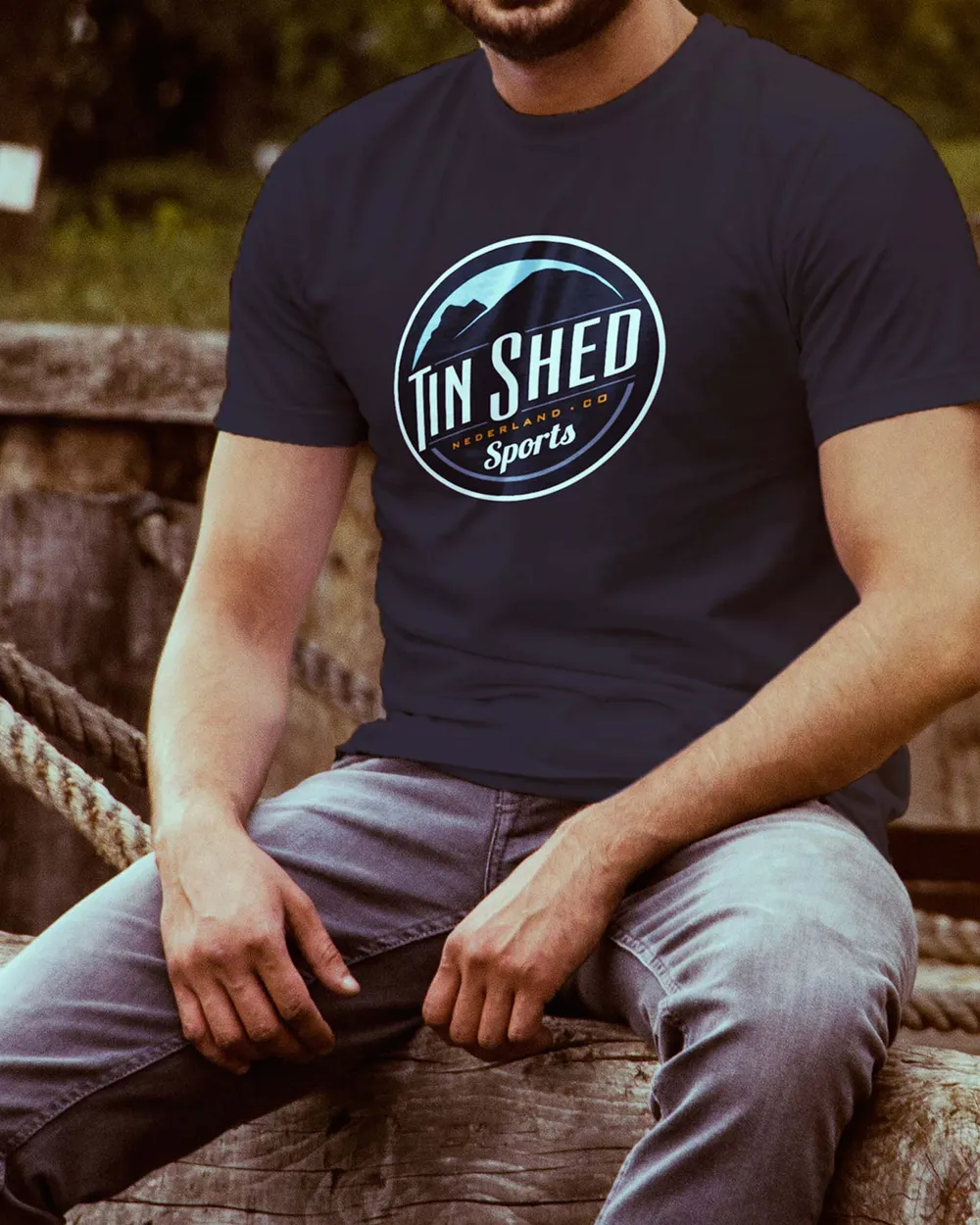 Tin Shed T shirt anthem branding