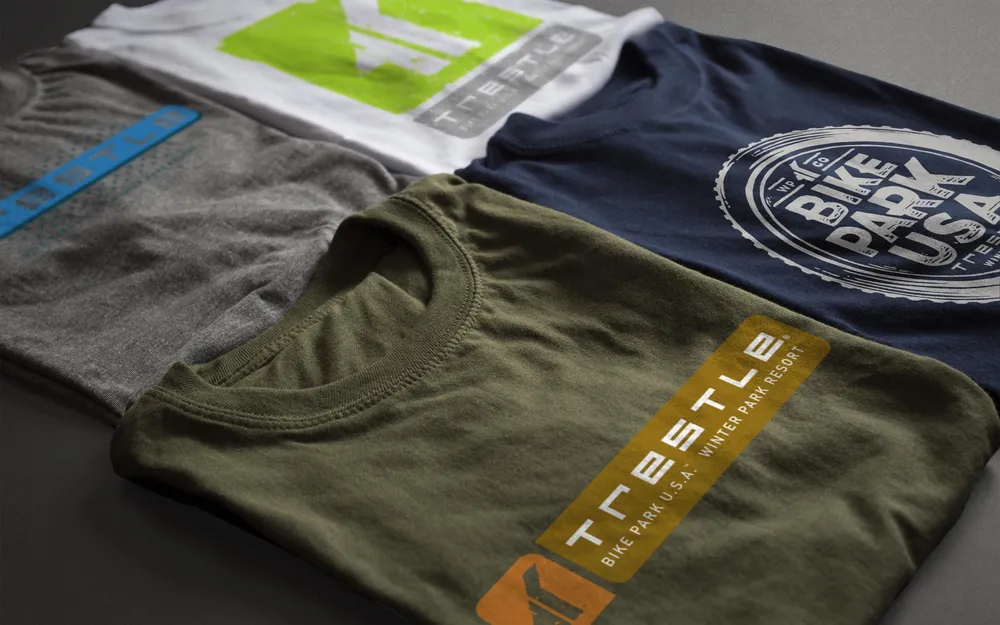 Trestle bike park Tshirts by anthem branding in Winter Park