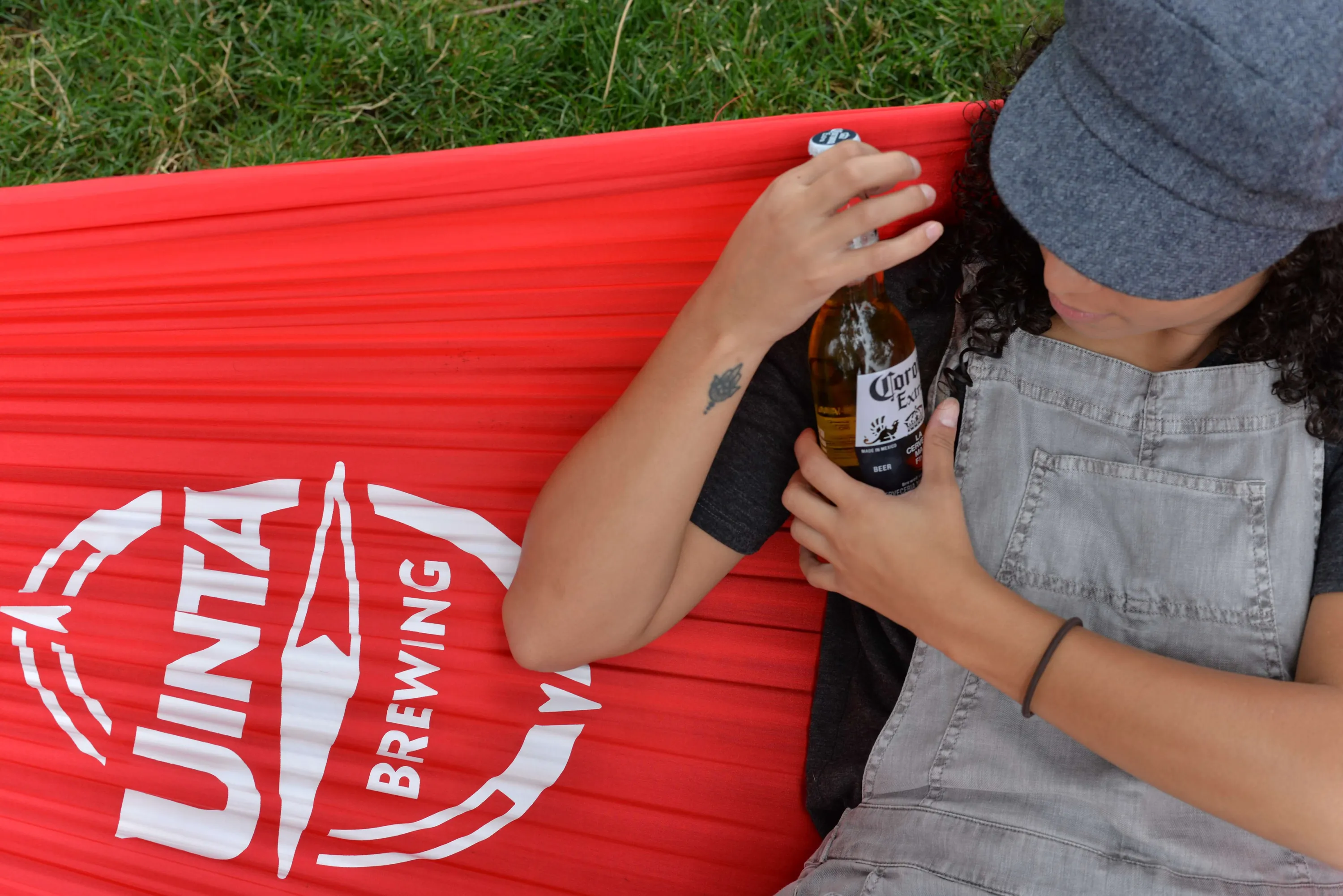 Uinta brewing custom hammock anthem branding
