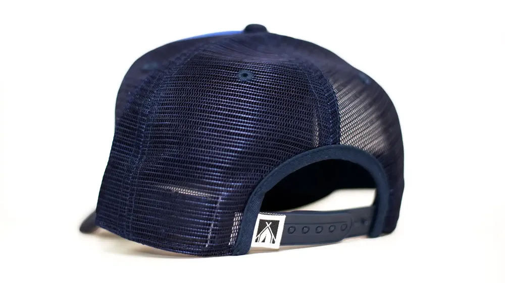 Under Canvas Foam Trucker Woven Snapback Label by Anthem Branding