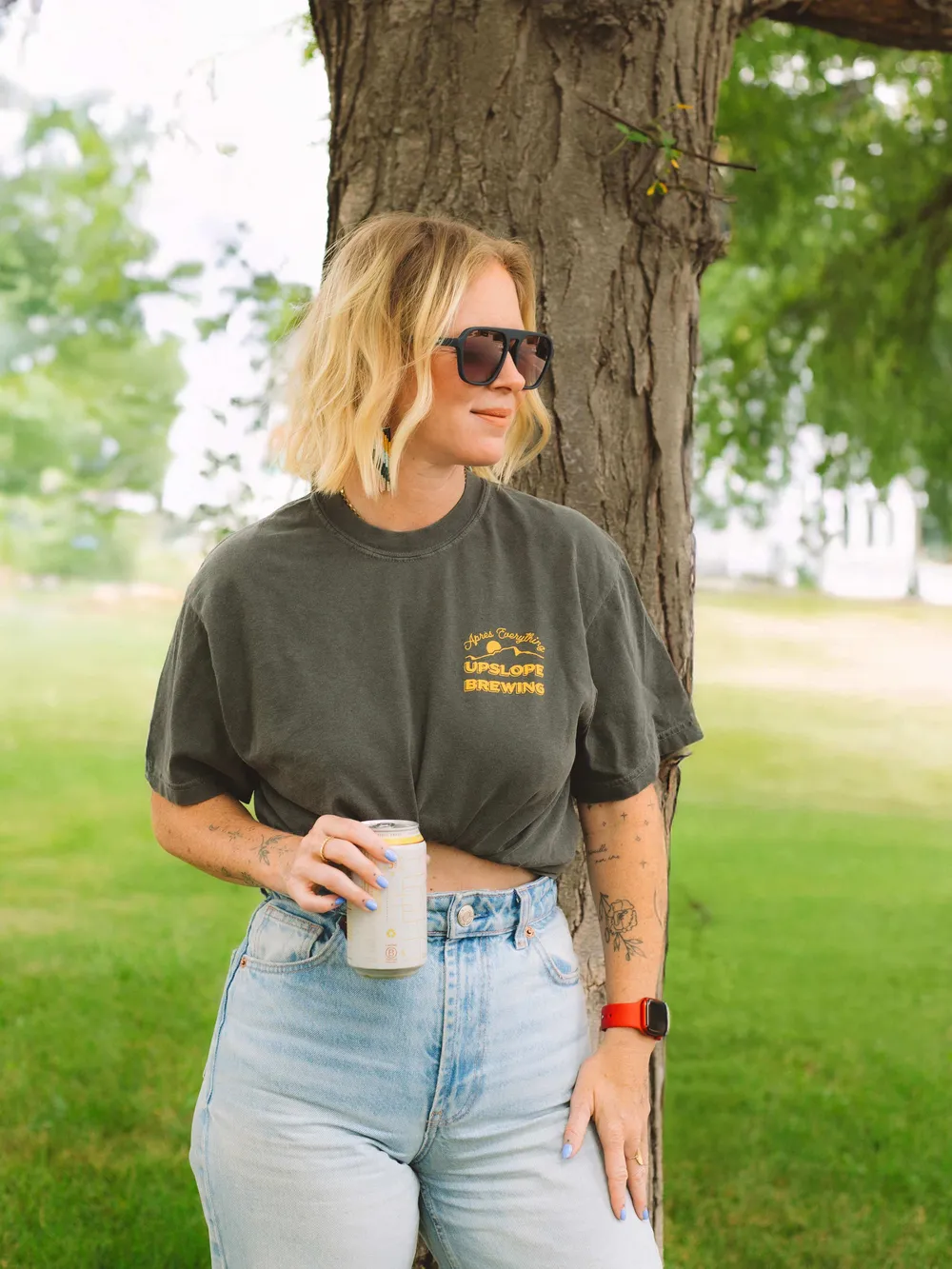 Upslope brewing tee lifestyle by anthem branding 1