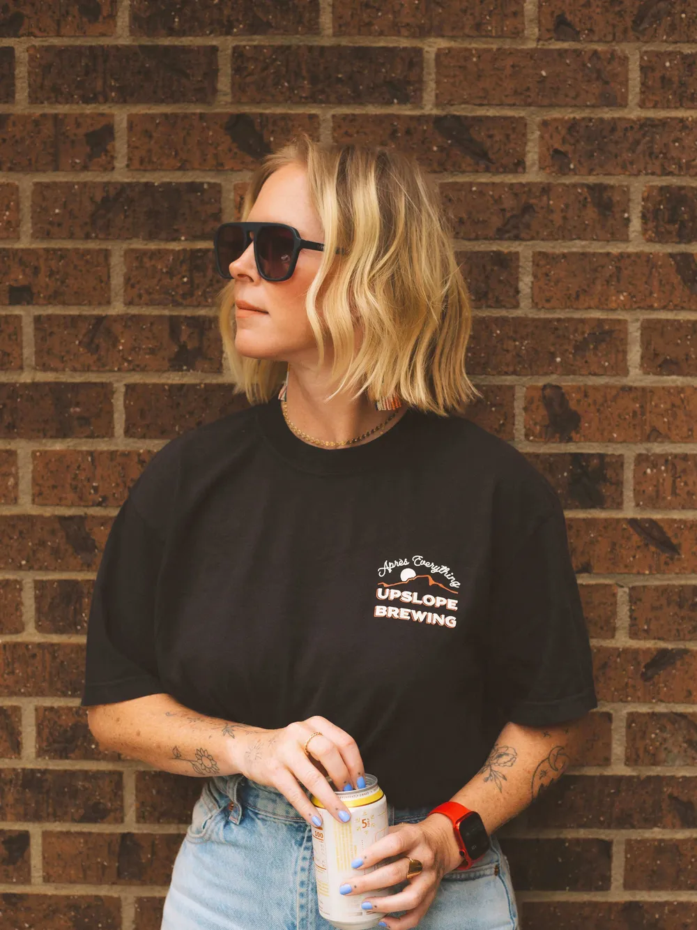 Upslope brewing tee lifestyle by anthem branding 4