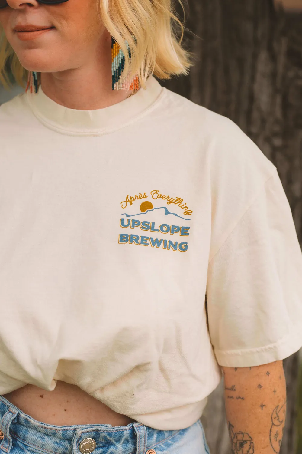 Upslope brewing tee lifestyle by anthem branding 7