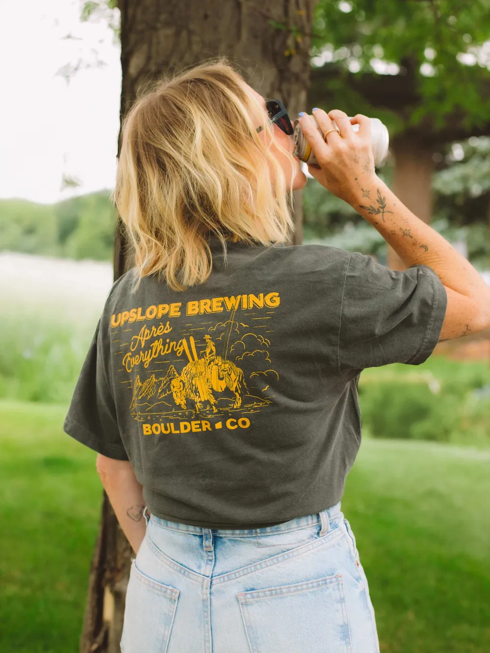 Upslope brewing tee lifestyle by anthem branding 10