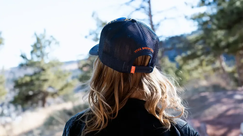Viva Brewery Custom Hat Back Woven Label by Anthem Branding