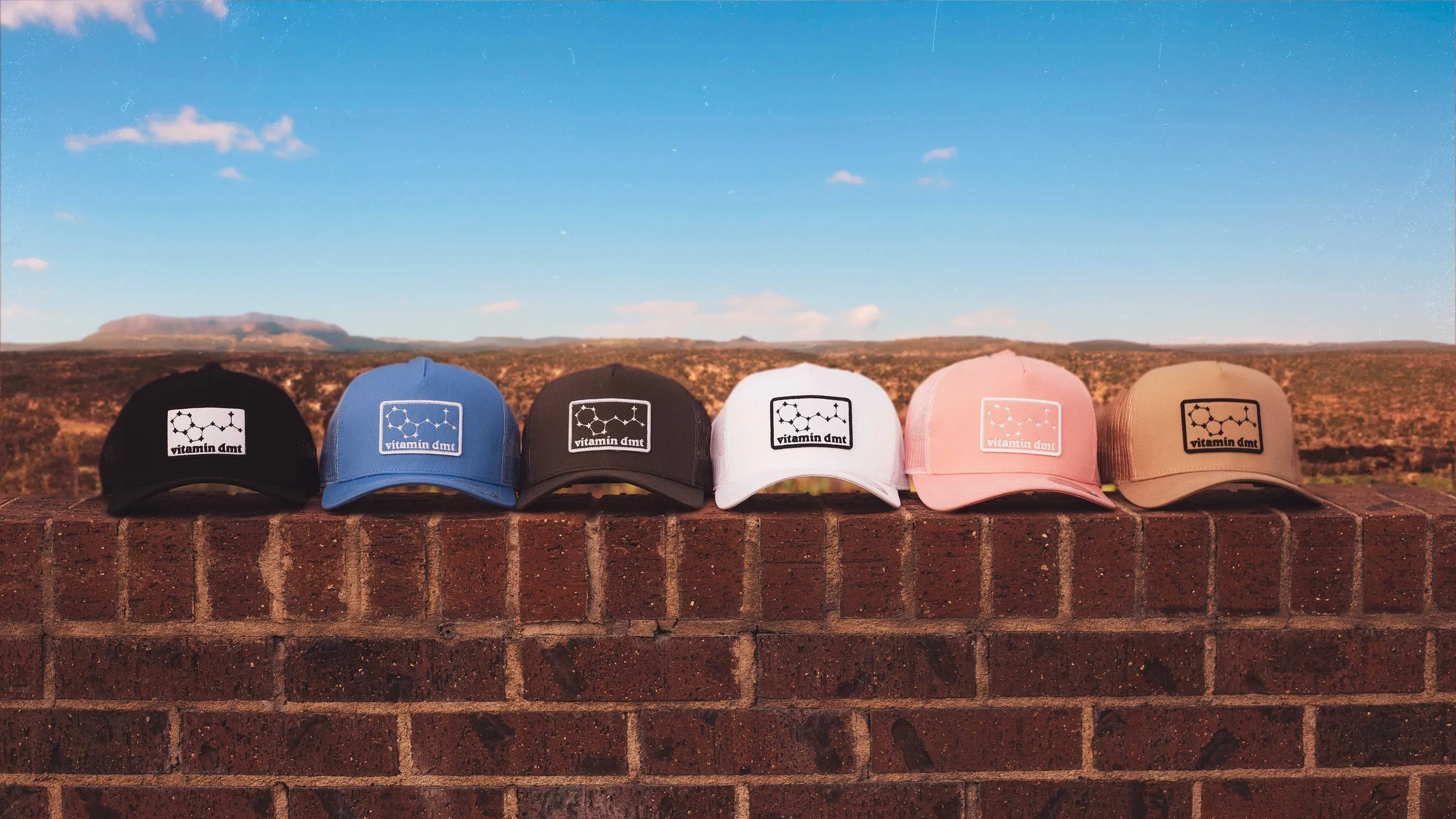 Vitamin dmt 5 panel trucker hats by anthem branding 1