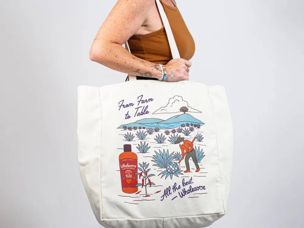 Wholesome tote bag by anthem branding 1