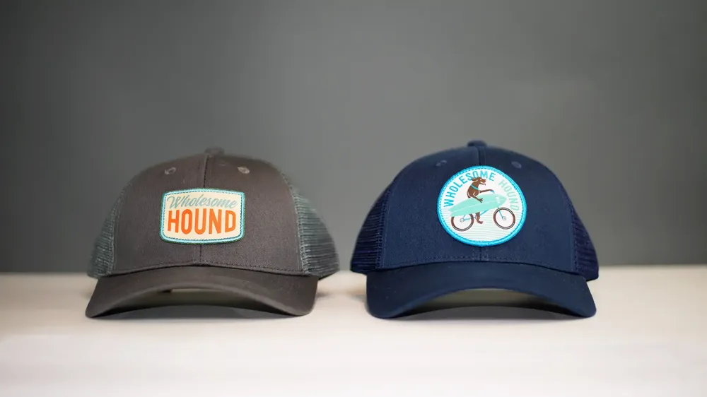 Wholesome Hound Low Profile Mesh Trucker Hats by Anthem Branding
