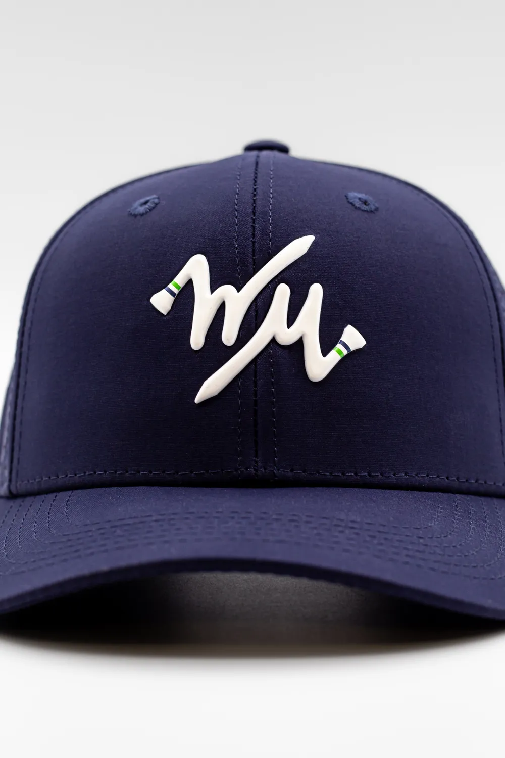 William murray navy blue golf performance hat by anthem branding 2