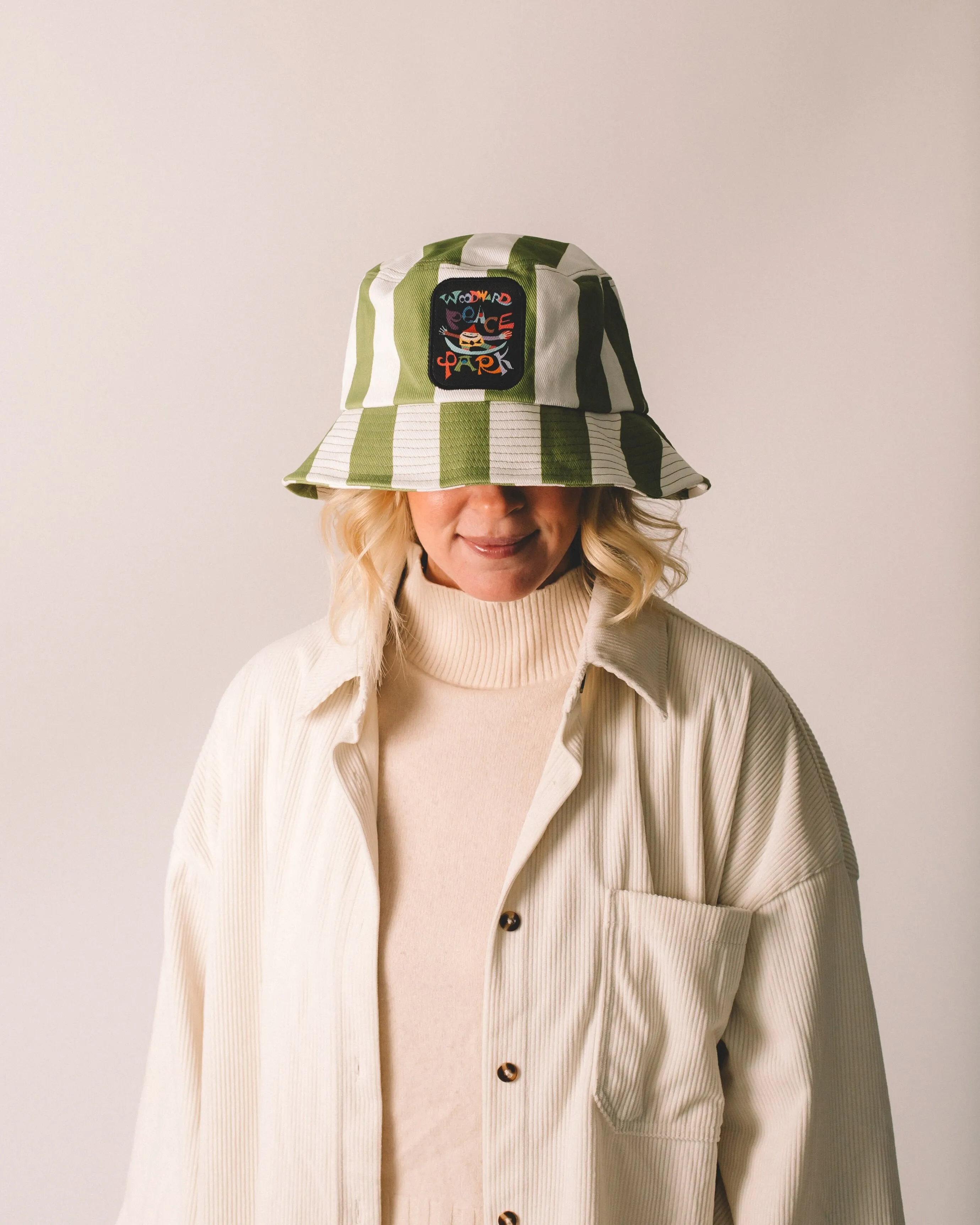 Woodward peace park bucket hat by anthem branding 1