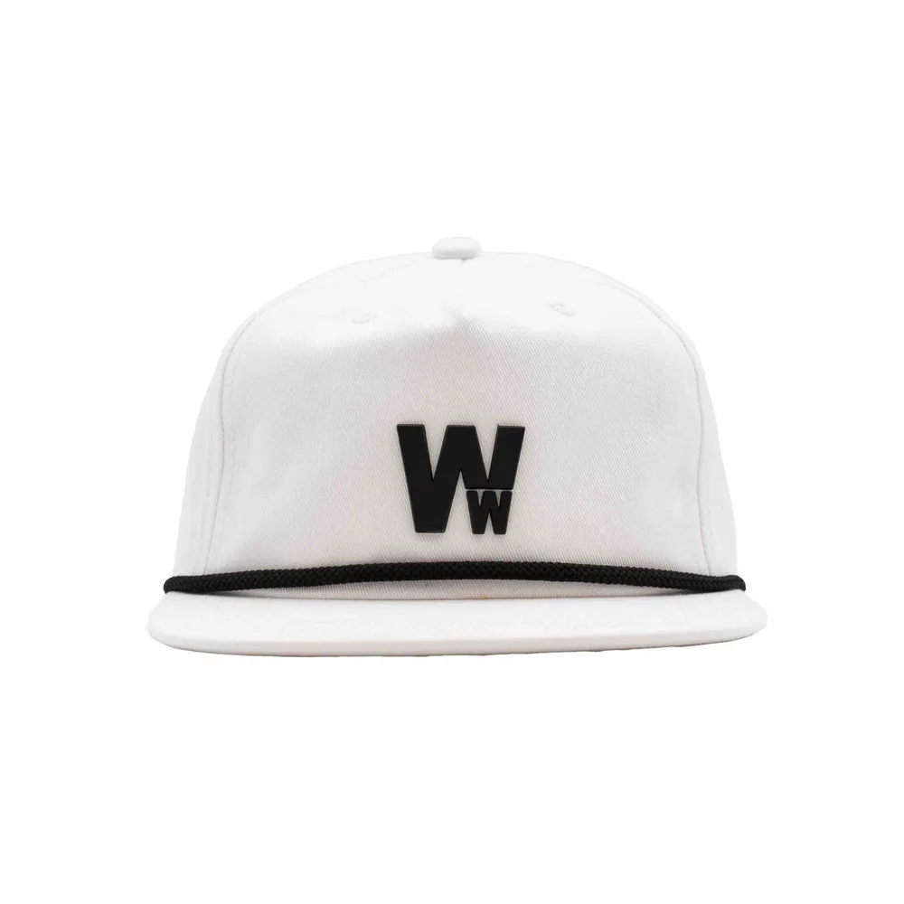 Woodward white custom grandpa hat by anthem branding
