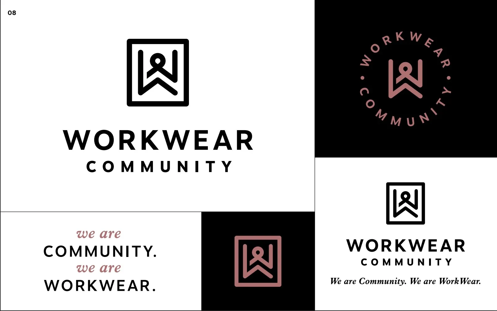 Workwear community branding by anthem branding