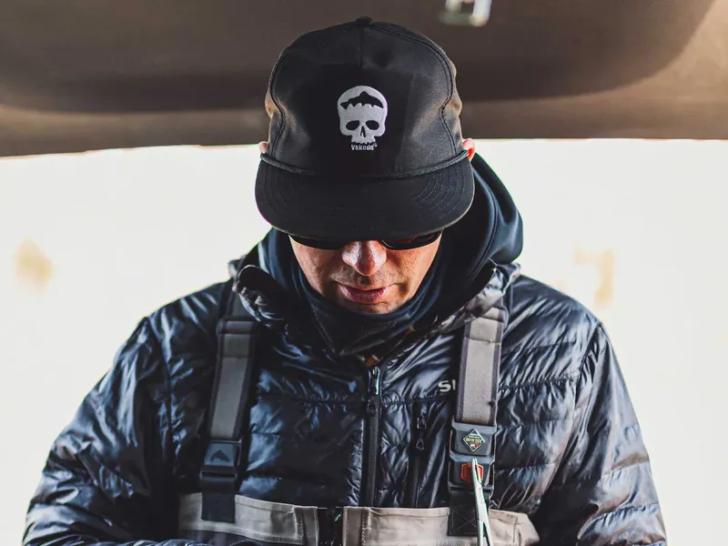Yakoda trout brain 5 panel lifestyle by anthem branding