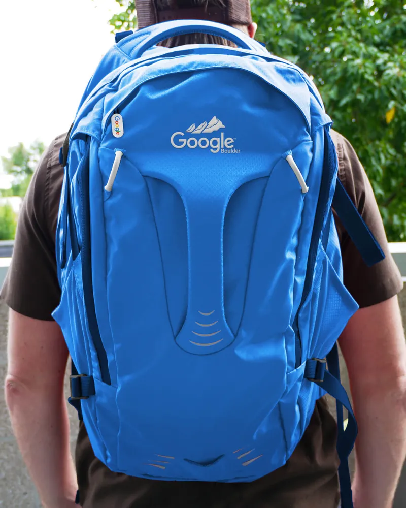 Google Boulder backpack by Anthem Branding