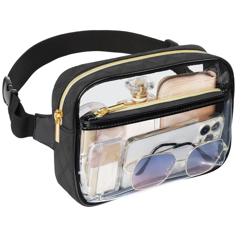 Custom clear fanny packs by anthem branding
