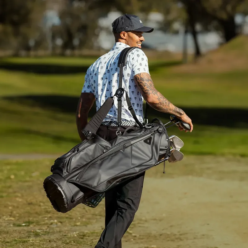 Leather golf bags by anthem branding