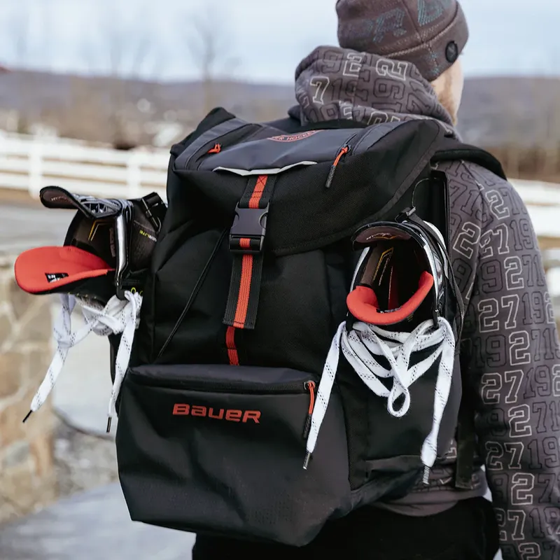 Custom hockey backpack by anthem branding