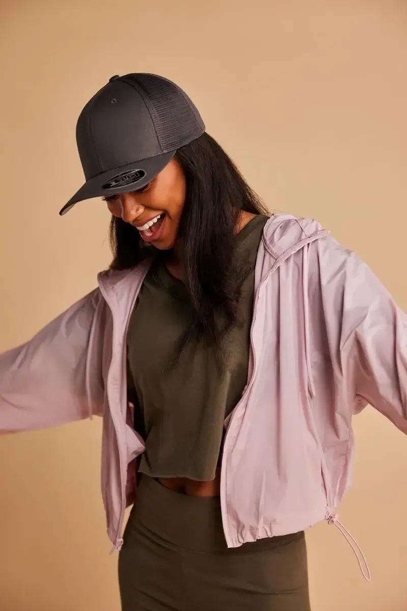 Flexfit mesh trucker cap by anthem branding