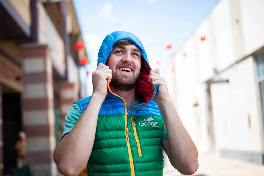 Google Vest hood
