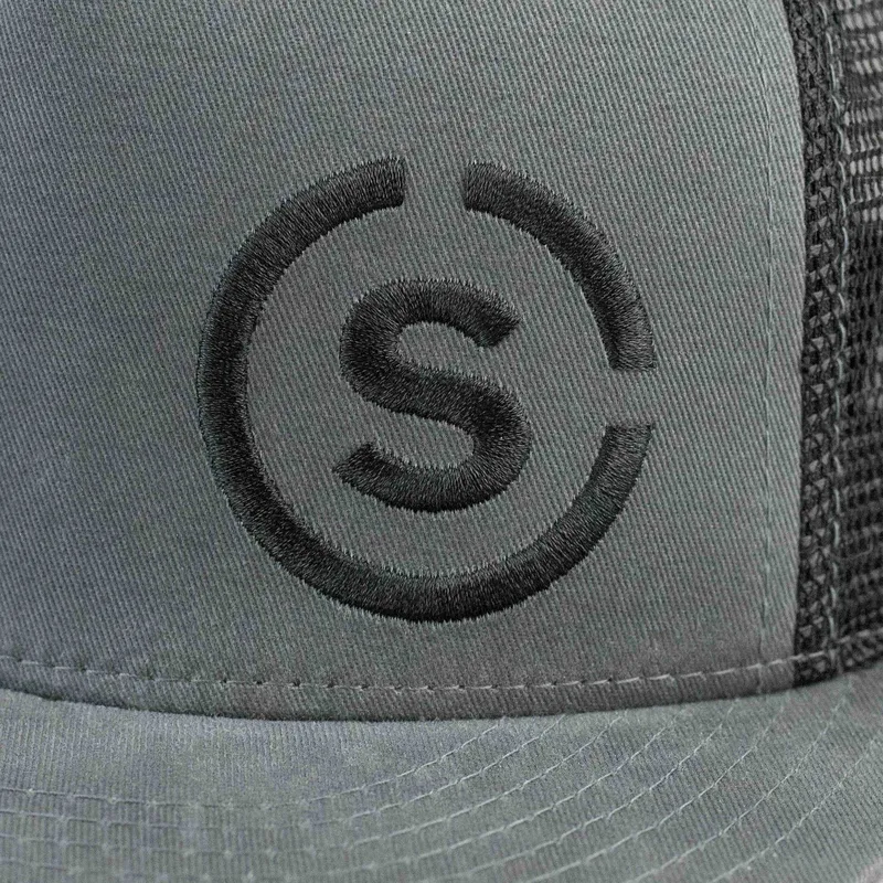 Flat embroiderydetail by anthem branding