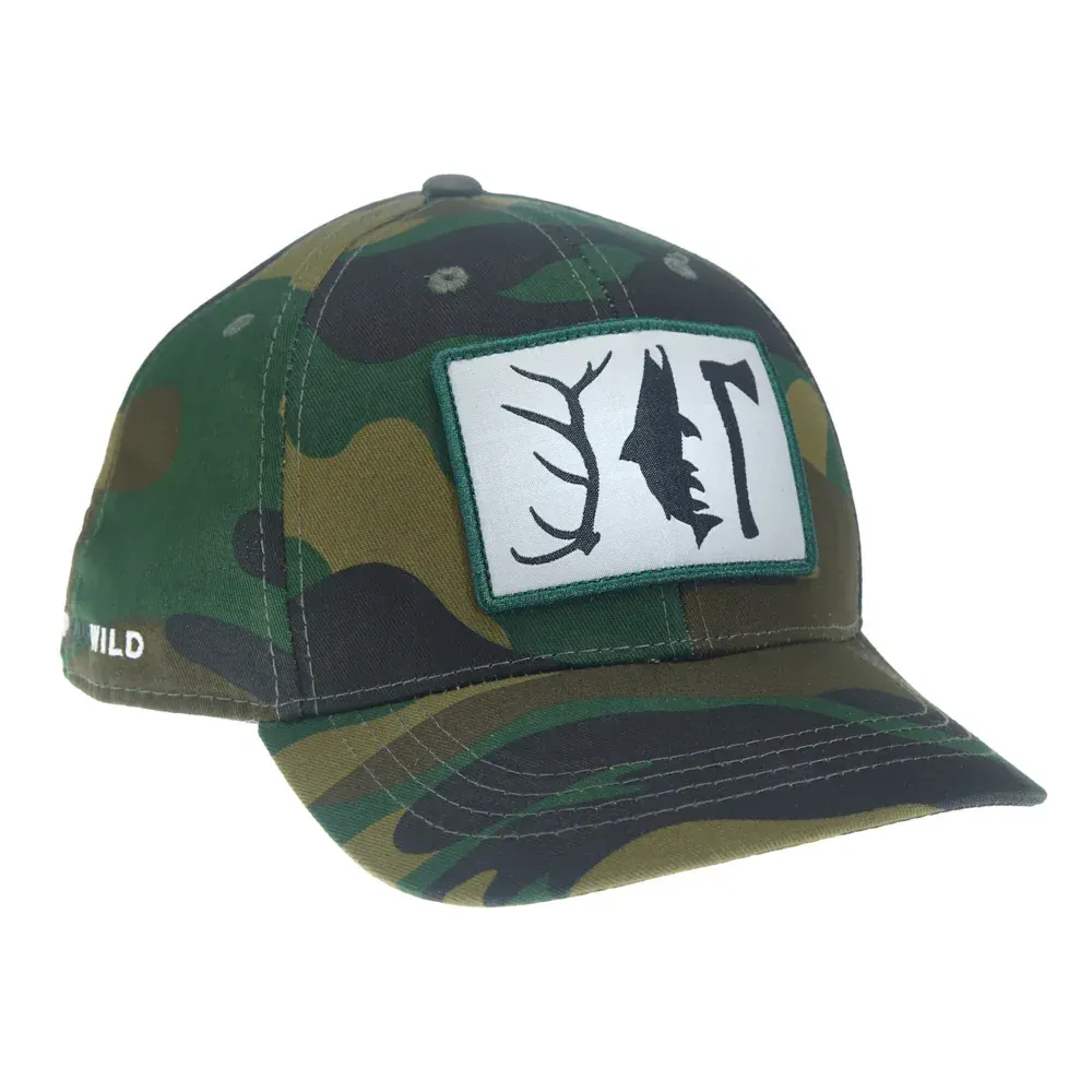 Custom hunting hat camo by anthem branding