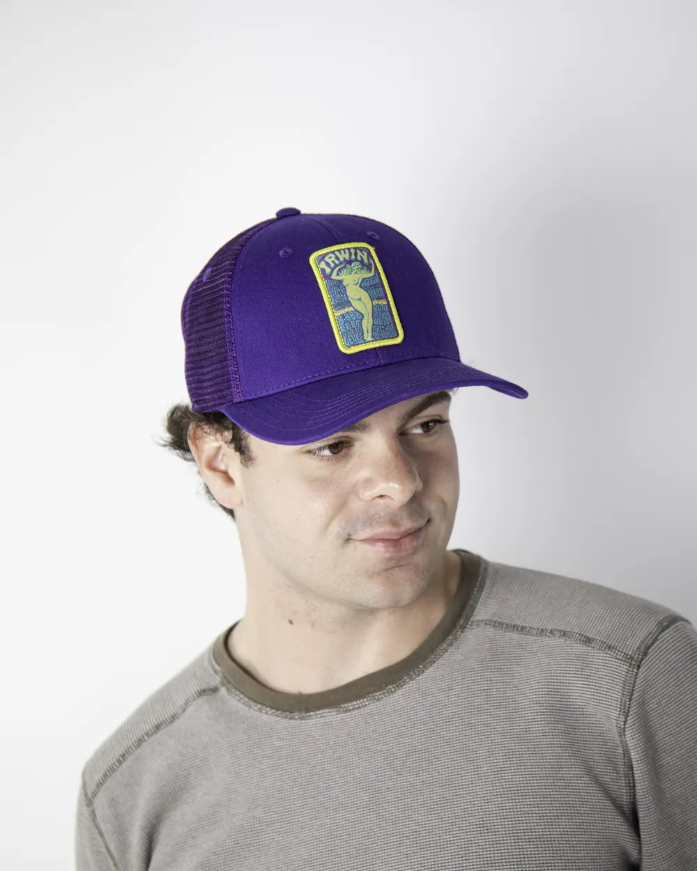 Snapback trucker irwin brewing co anthem branding lifestyle 1