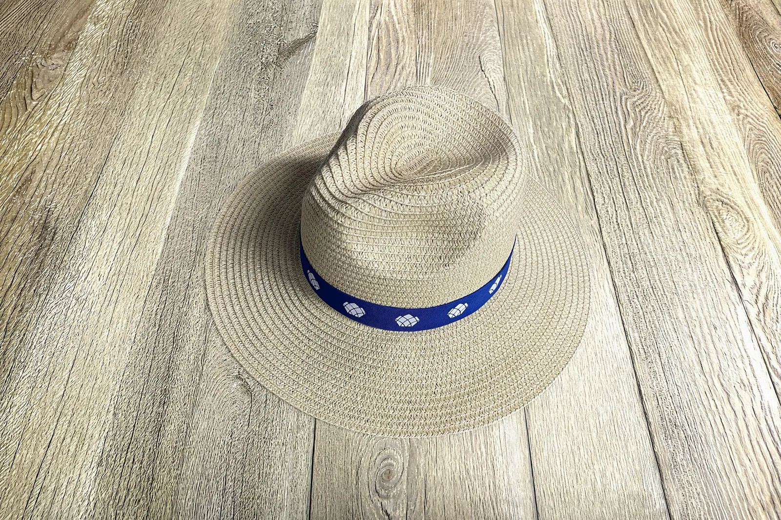 Custom straw fedora hats by anthem branding