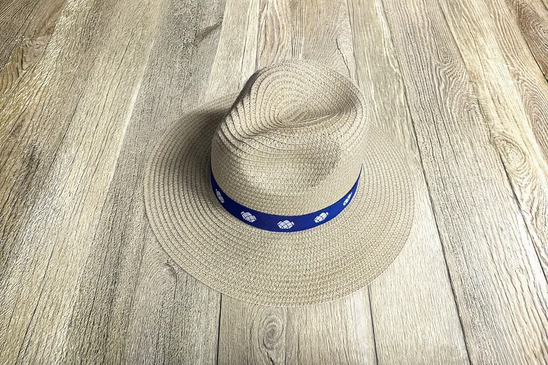 Custom straw fedora hats by anthem branding