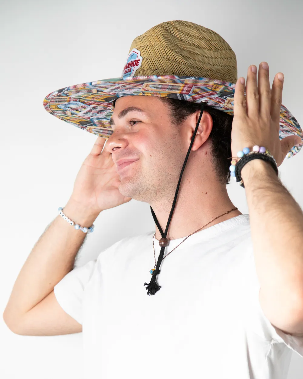Straw hat ivanhoe brewing co anthem branding lifestyle 1