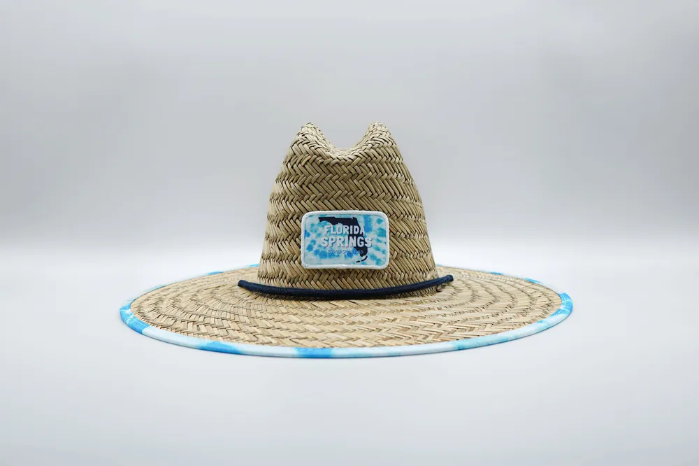 Straw hats straw golf hats florida springs anthem branding 1