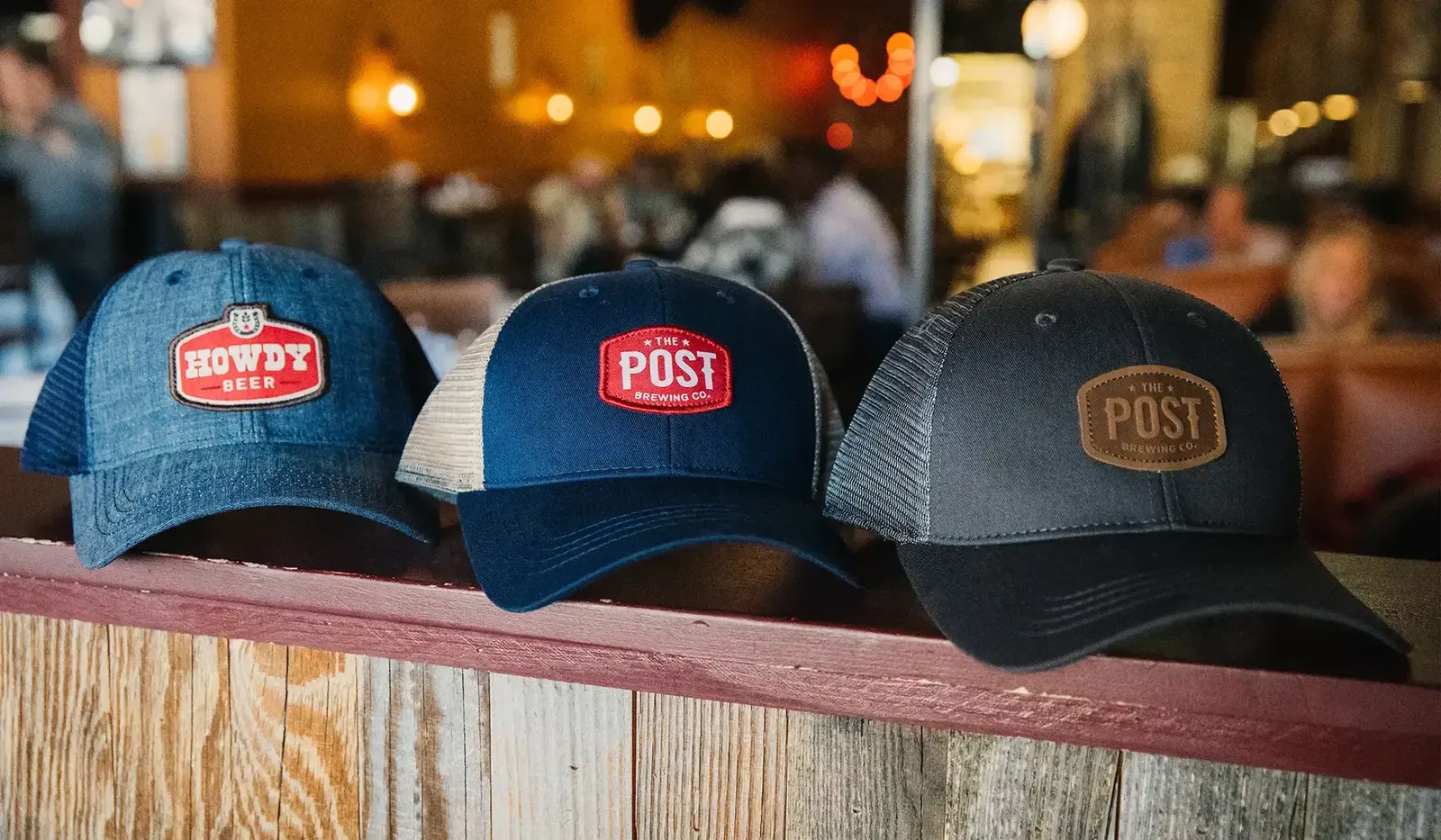 Custom hats for The Post by Anthem Branding