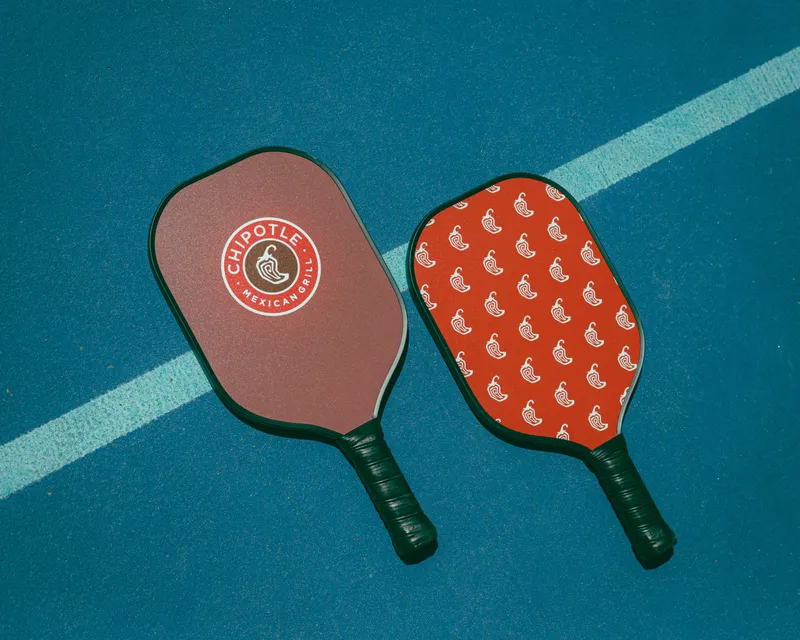 Chipotle pickleball paddles by anthem branding 3