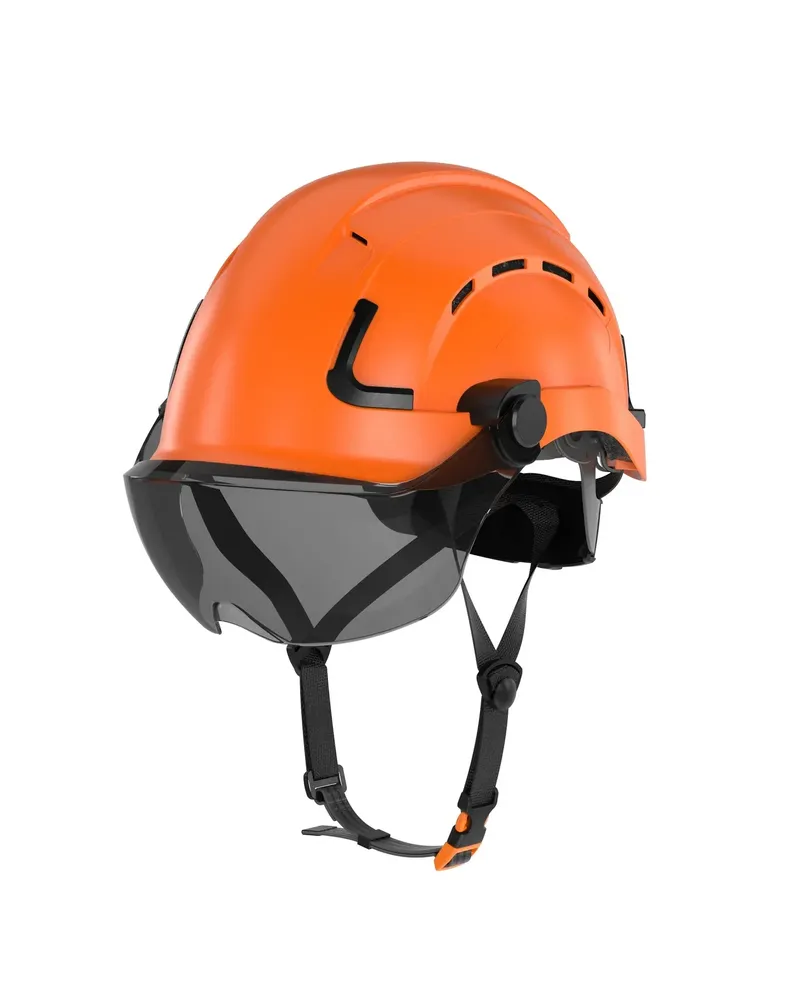 Defender safety h2 ch vented safety helmet with tinted visor by anthem branding