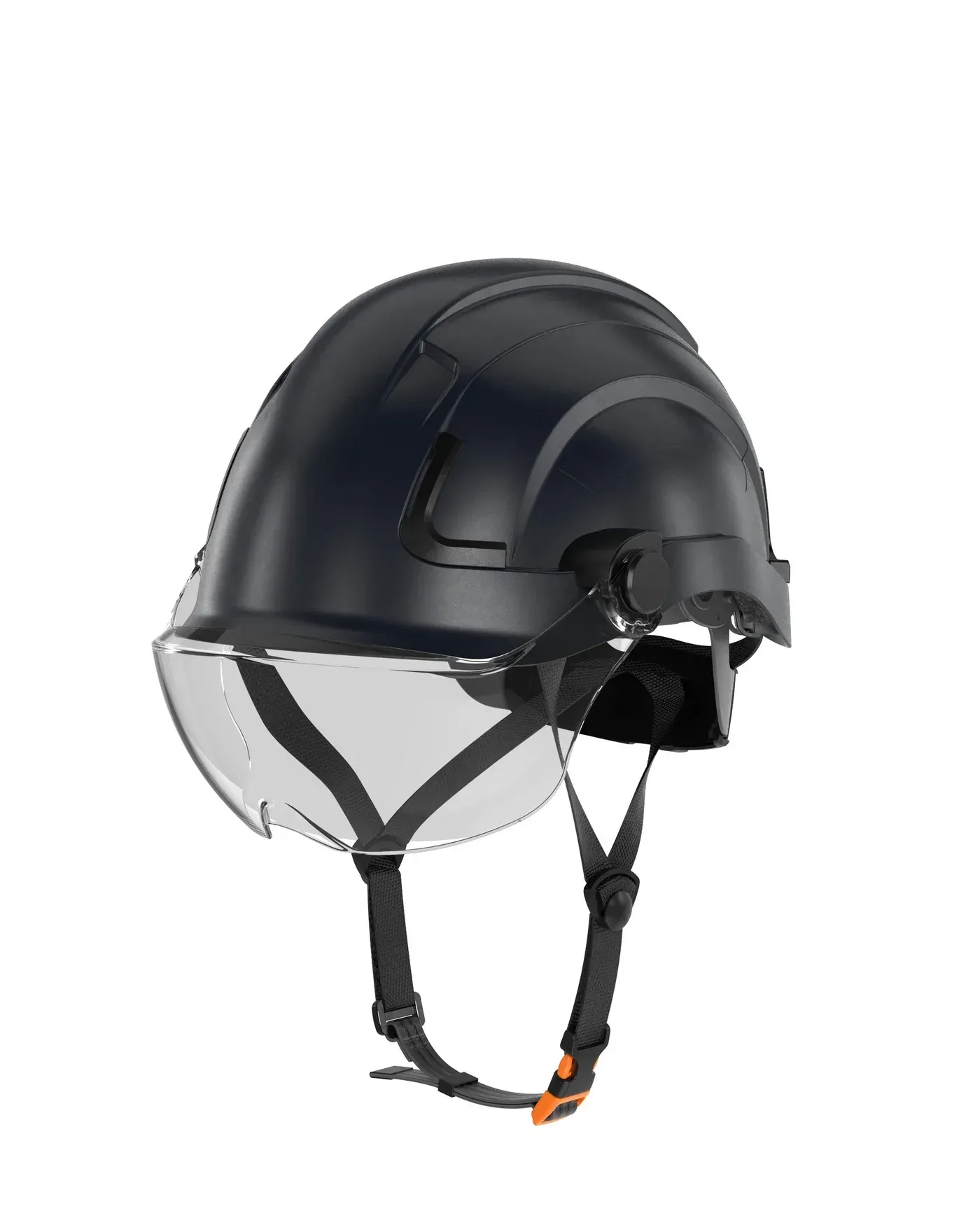Defender safety h2 eh non vented safety helmet with clear visor by anthem branding