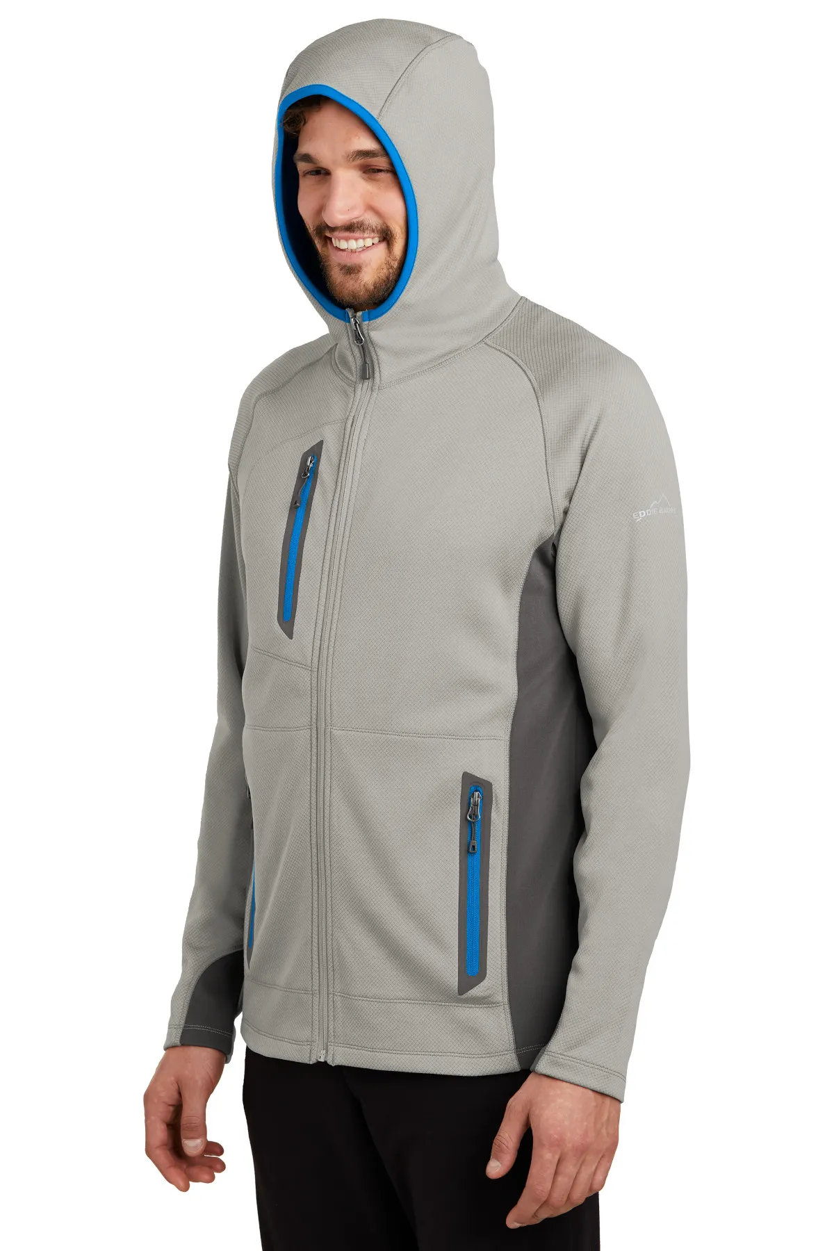 Eddie bauer full zip hood fleece corporate sales by anthem branding