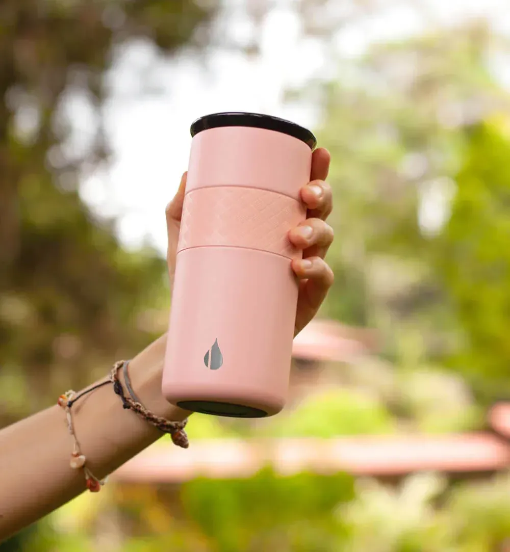 Elemental Artisan 16oz Tumbler Matte Rose Pink Corporate Sales By Anthem Branding