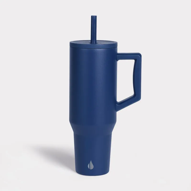 Elemental Commuter 40oz Navy Blue Corporate Sales By Anthem Branding