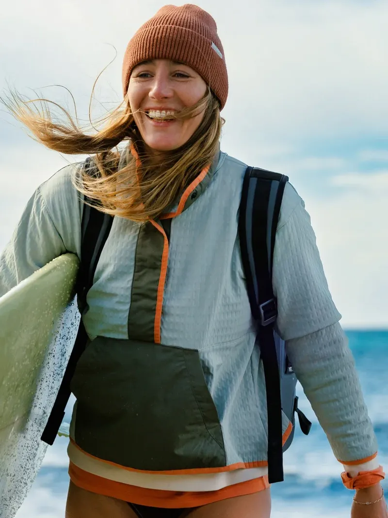 Free fly womens gridback fleece jacket