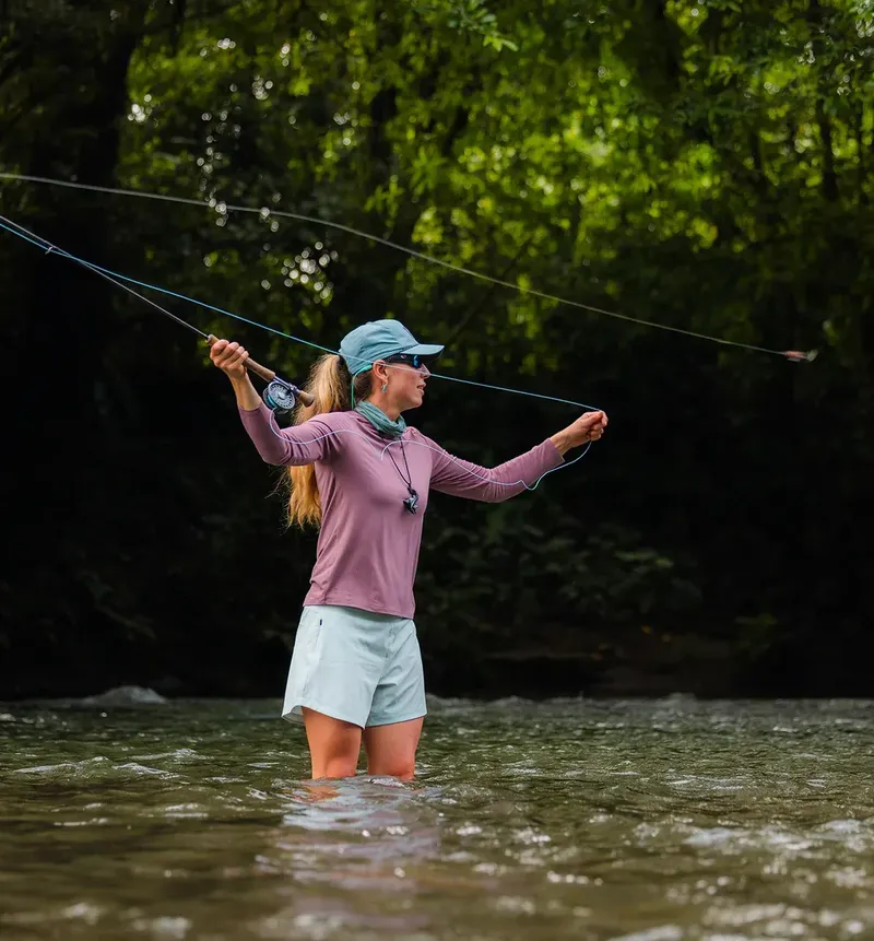 Free fly womens sun hoodie by anthem branding